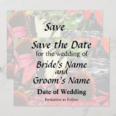 Swallowtail on Red Coneflower セーブザデート (正面/裏面)