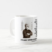 Swami Vivekanandaは完全にから所有します先生を育ちます コーヒーマグカップ (正面左)