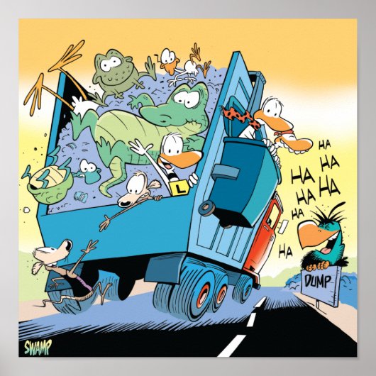 Swamp Dump Truck Poster ポスター (正面)