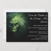 Swamp Hag Halloween Costume Party Invitation 招待状 (正面)