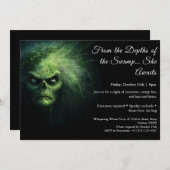 Swamp Hag Halloween Costume Party Invitation 招待状 (正面/裏面)
