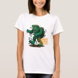 Swamp Monster Cartoon - Approved by Halloween Tシャツ