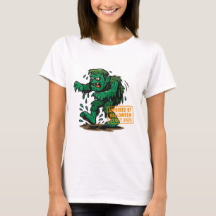 Swamp Monster Cartoon - Approved by Halloween Tシャツ