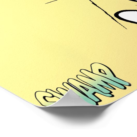 Swamp Ten Pin Bowling Poster ポスター (角)