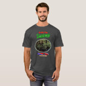 SWAMP-TRUMP 2020男性のドレイン Tシャツ (正面フル)