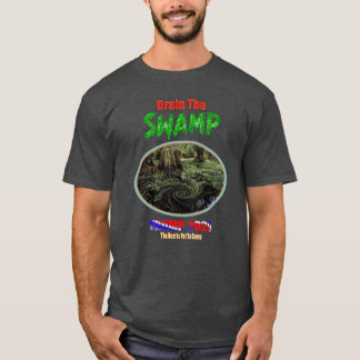SWAMP-TRUMP 2020男性のドレイン Tシャツ