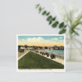 Swampscott, Lynn MA, Promenade c1920sヴィンテージ ポストカード (スタンド正面)