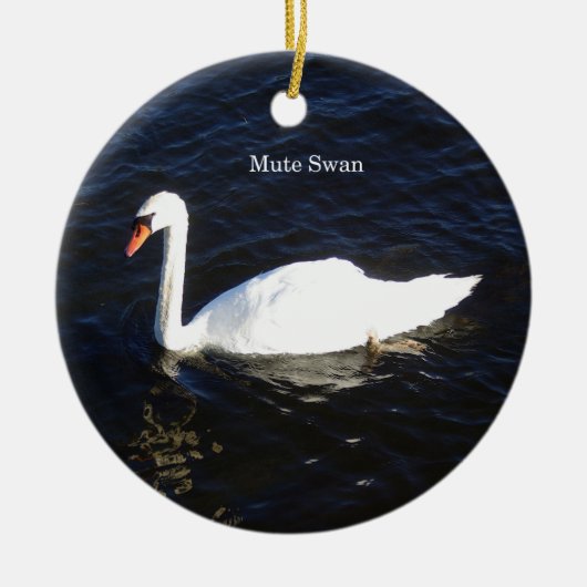 Swanのミュートオーナメント セラミックオーナメント (正面)