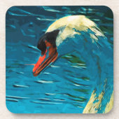 SWANの印象主義をミュートにする抽象芸術 コースター (正面)