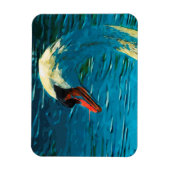 SWANの印象主義をミュートにする抽象芸術 マグネット (縦)