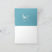 SWANの結婚サンキューカードをミュート サンキューカード (内部)