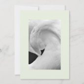 swanエレガント招待状5x7結婚for s. 招待状 (正面)