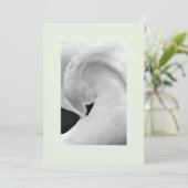 swanエレガント招待状5x7結婚for s. 招待状 (スタンド正面)