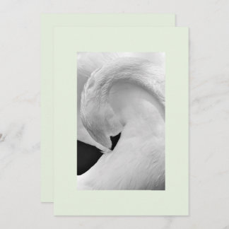 swanエレガント招待状5x7結婚for s. 招待状