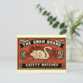 SWANブランドの安全試合 ポストカード (スタンド正面)