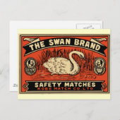 SWANブランドの安全試合 ポストカード (正面/裏面)