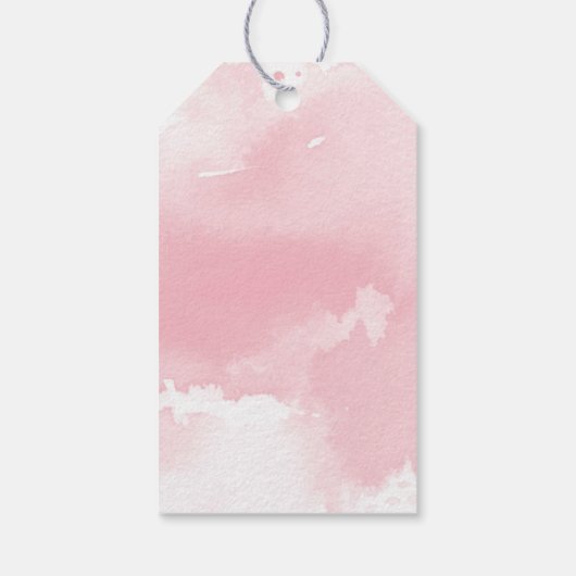 SWANプリンセス感謝していパーティーユーかわいらしピガーリーンク ギフトタグ (裏面)