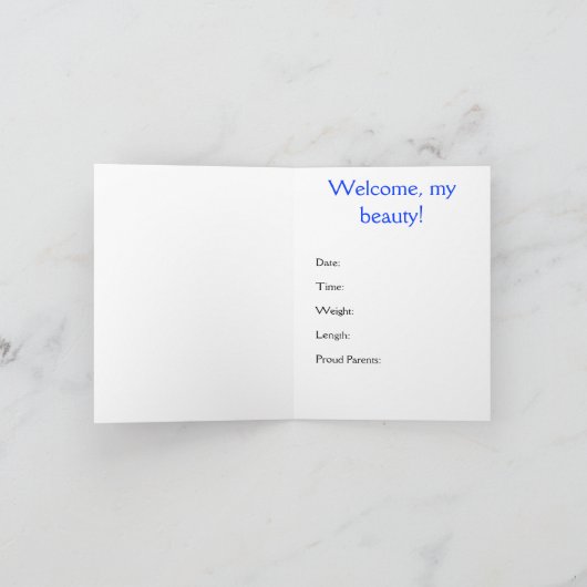 SWANベビー発表 招待状 (内部)