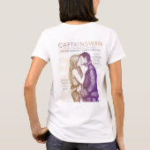 Swan大尉の2017年の大会のティー Tシャツ (裏面)