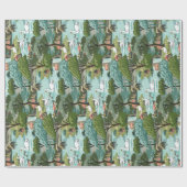 swan湖の数によるレトロのスタイルのペンキ ラッピングペーパー (フラット)