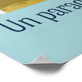 Swan Art Print 1996 Paris Romantic Exhibition ポスター (角)