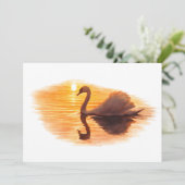 Swan Gliding at Sunset 招待状 (スタンド正面)