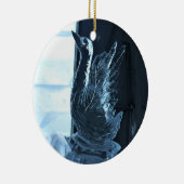 Swan Ice Sculpture （カナダ、ケベック州） セラミックオーナメント (右)