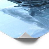 Swan Ice Sculpture （カナダ、ケベック州） ポスター (角)