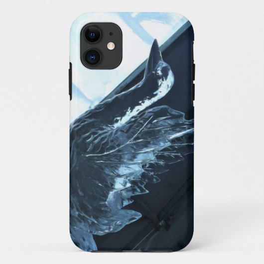 Swan Ice Sculpture （カナダ、ケベック州） Case-Mate iPhoneケース (裏面)