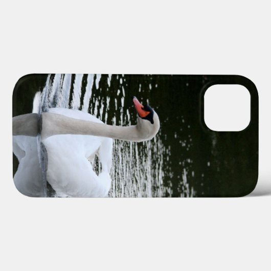Swan iPhoneケースをミュート Case-Mate iPhoneケース (裏面 (横))