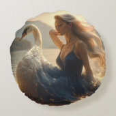 SWAN LAKE - BALLET & DANCE -  ラウンドクッション (裏面)