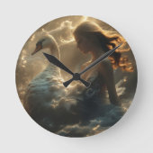 SWAN LAKE - BALLET & DANCE - ラウンド壁時計 (正面)