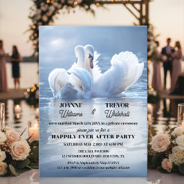 Swan Lake Happily Ever After Party 招待状