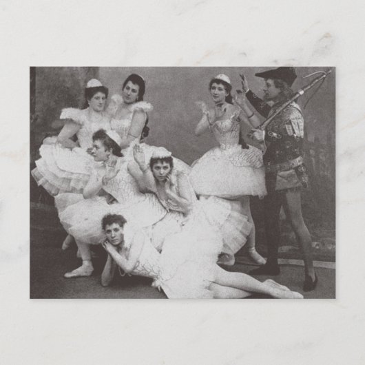 Swan Lake, Mariinsky Theater, 1895 （写真付き） ポストカード (正面)
