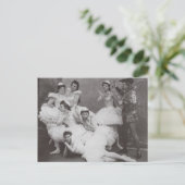 Swan Lake, Mariinsky Theater, 1895 （写真付き） ポストカード (スタンド正面)