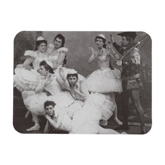 Swan Lake, Mariinsky Theater, 1895 （写真付き） マグネット (横)