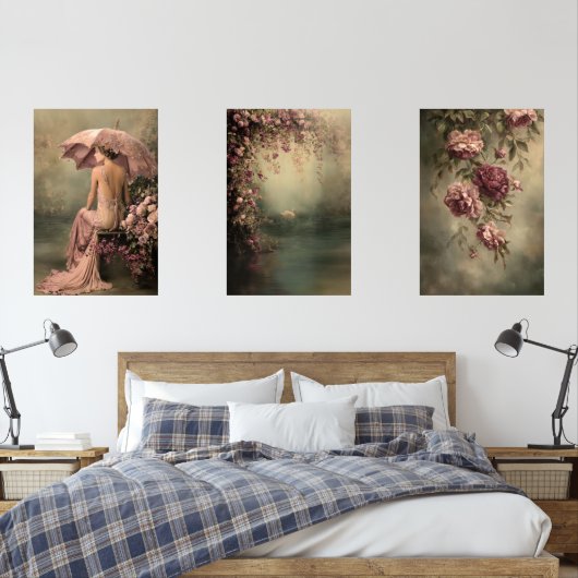 Swan Lake Romance, Portrait, Bird & Floral (寝室)