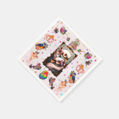 Swan Lovers スタンダードカクテルナプキン (角)