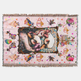 Swan lovers スローブランケット