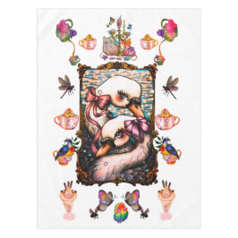 Swan lovers テーブルクロス