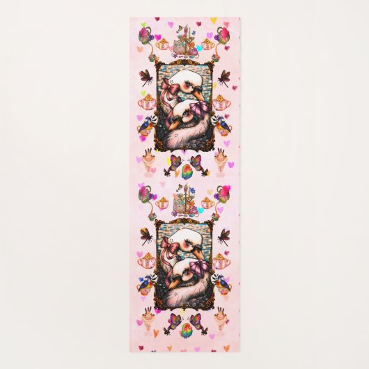 Swan lovers ヨガマット (裏面)