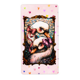 Swan lovers ラベル