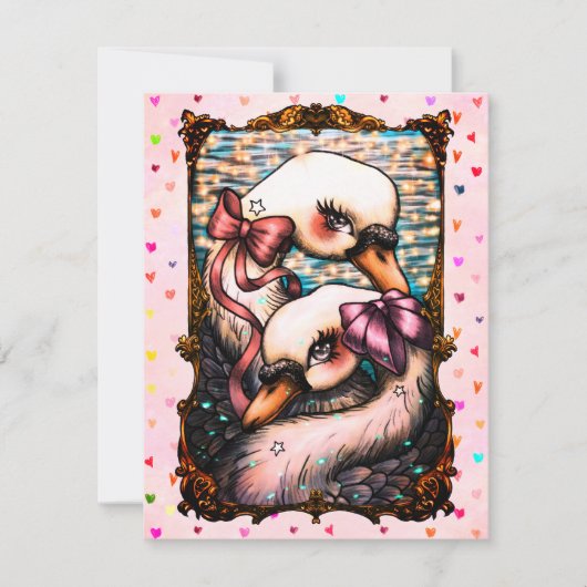 Swan lovers 出欠カード (正面)