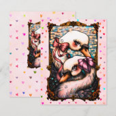 Swan lovers 出欠カード (正面/裏面)