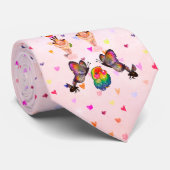 Swan Lovers Crew Socks ネクタイ (ロール)