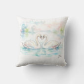 Swan Lovers - Valentine's Day クッション (裏面)