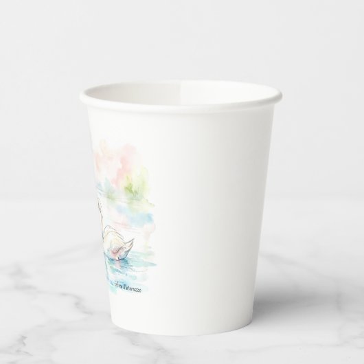 Swan Lovers - Valentine's Day 紙コップ (左)