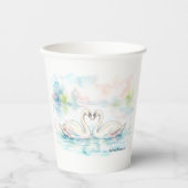 Swan Lovers - Valentine's Day 紙コップ (正面)