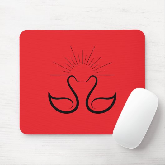 Swan Mousepad マウスパッド (マウス)