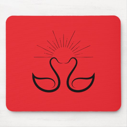 Swan Mousepad マウスパッド (正面)